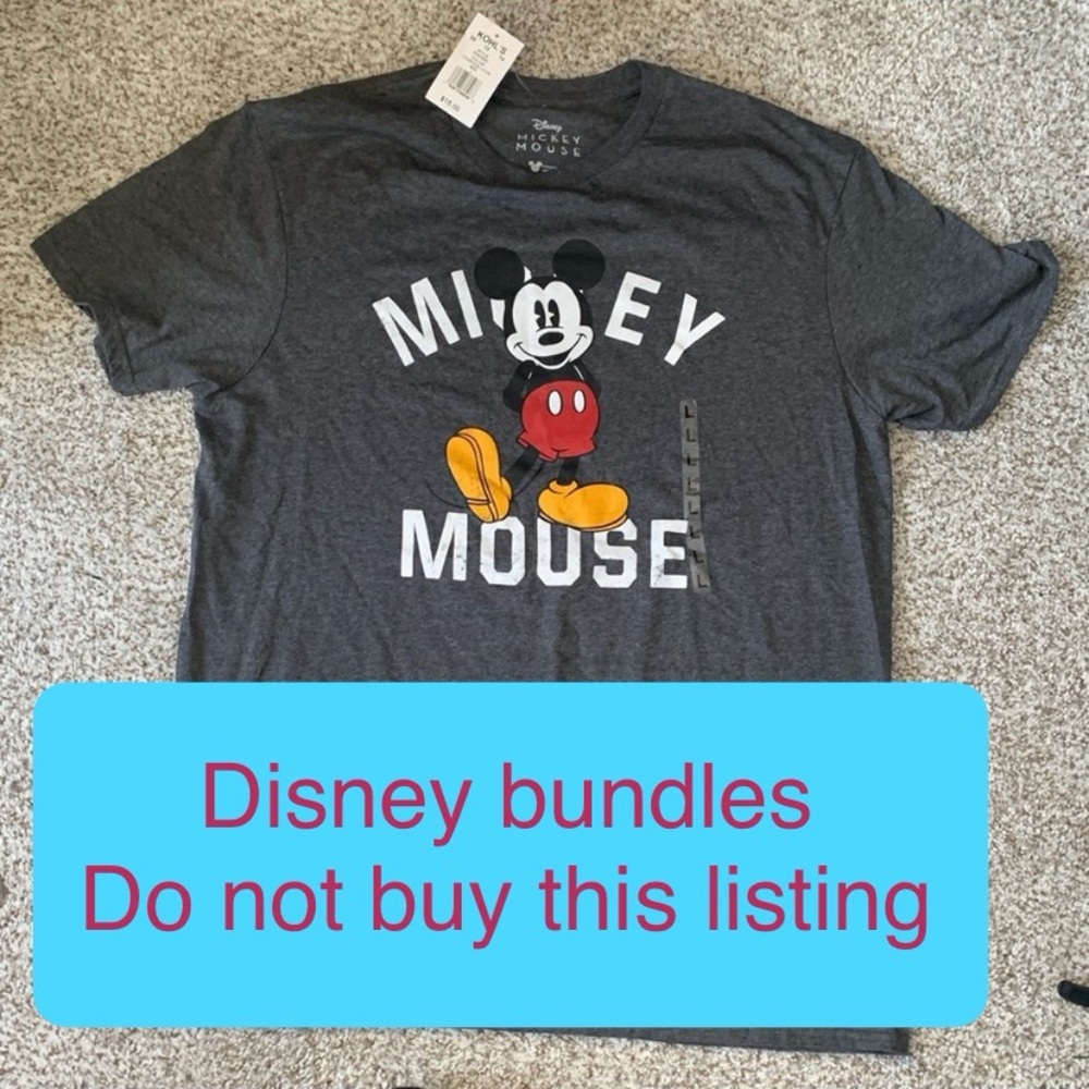 Disney T-Shirt Bundle (DO NOT BUY See Description)